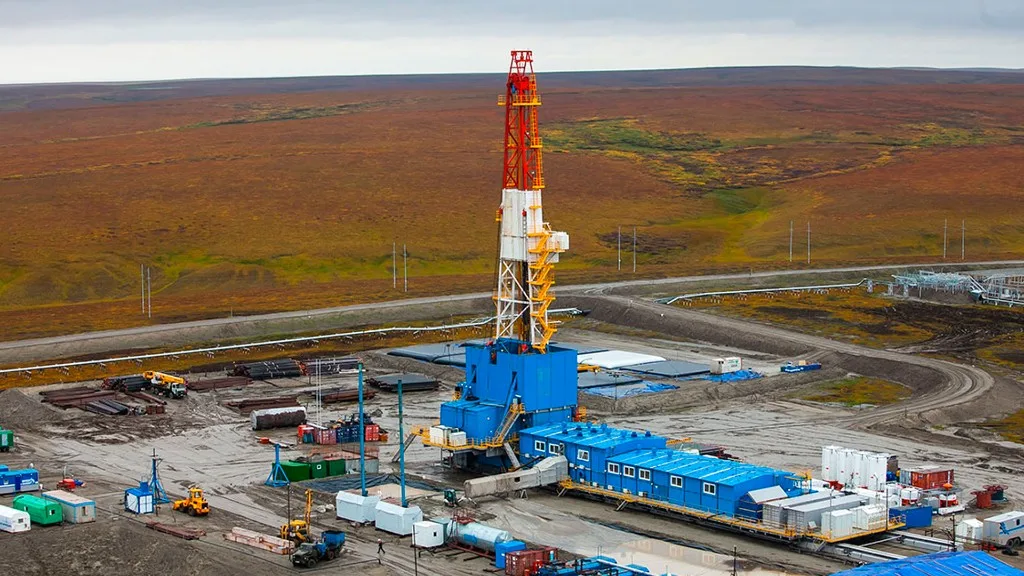 Буровая установка ООО «СПК» на объекте бурения